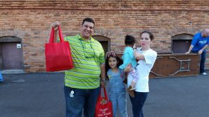 family participating in a Alliance engagement event