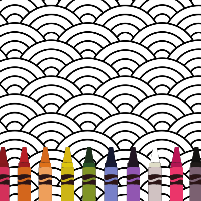 arch coloring page