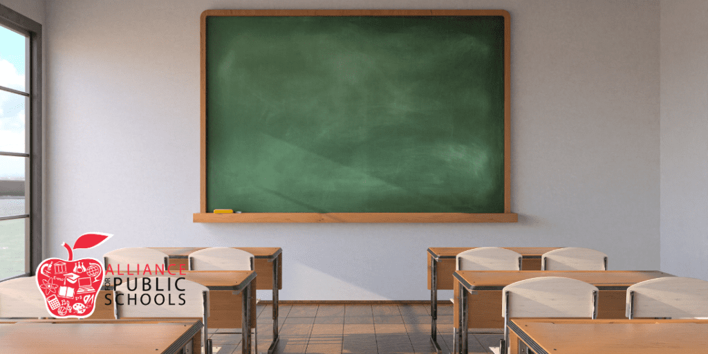 Picture of empty classroom