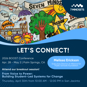 Boost Let's Connect graphic from conference break out session