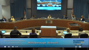 HCPS board meeting