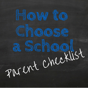 How to Choose a School