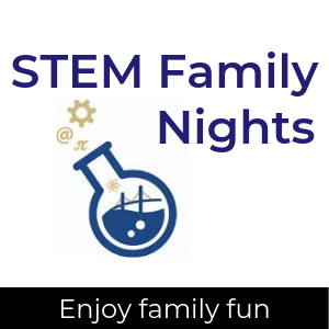 STEM Family Night logo; enjoy family fun