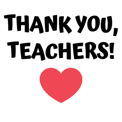 thank you teachers